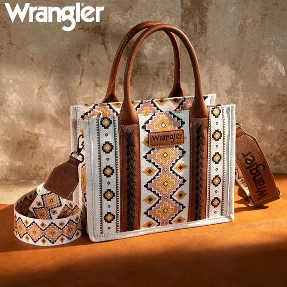 Wrangler Southwestern Tote Handbag - Picture 2 of 15